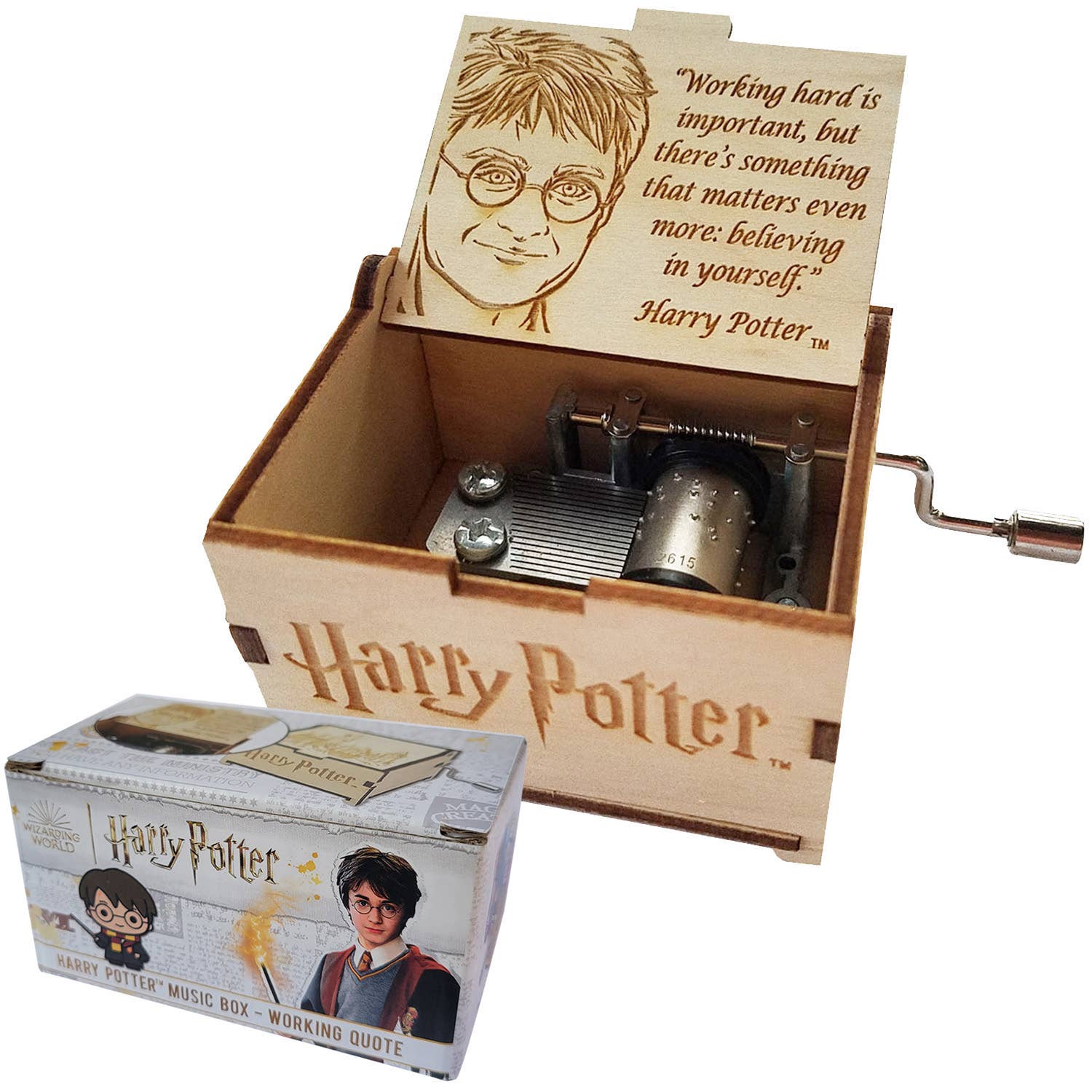 Harry Potter Mini Music Box: Books Quote
