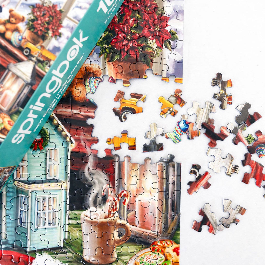 Santa's Workshop 1000 Piece Jigsaw Puzzle