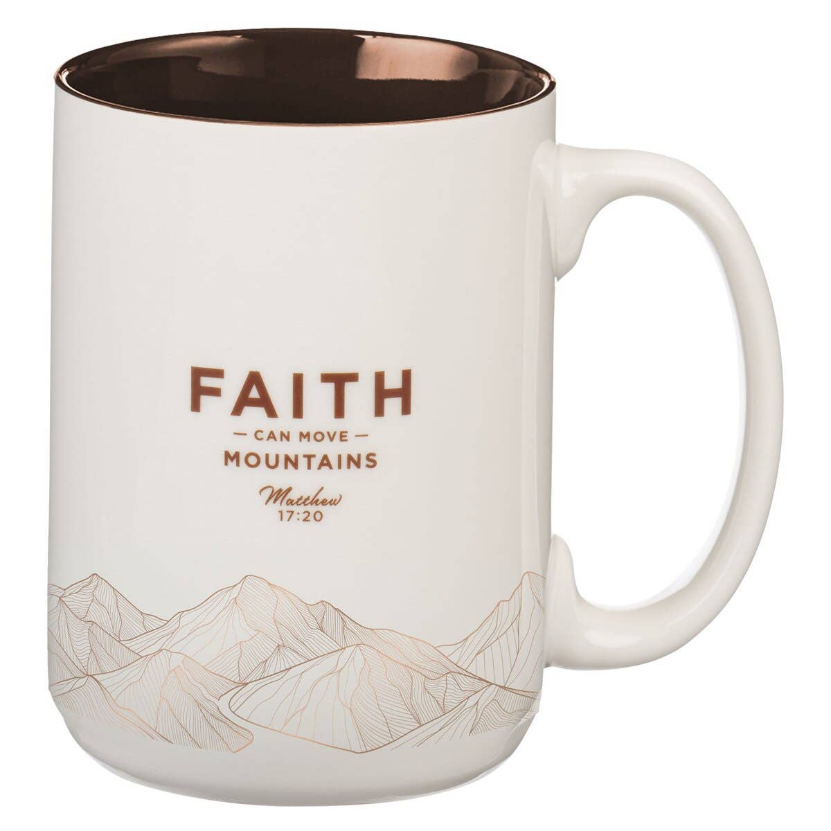 Faith Can Move Mountains Matt. 17:20 Mug