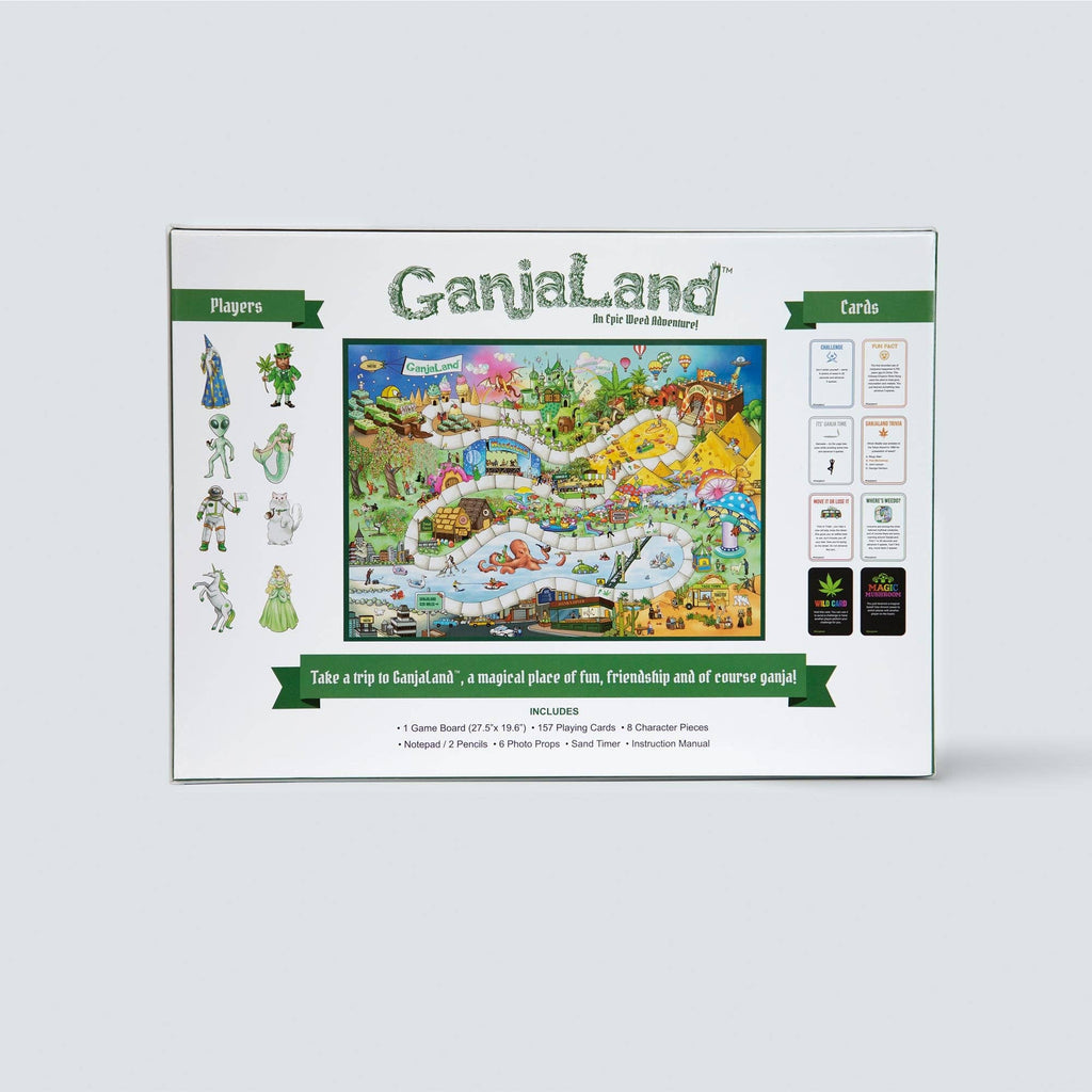Ganjaland - Epic Weed Adventure Board Game for Adults