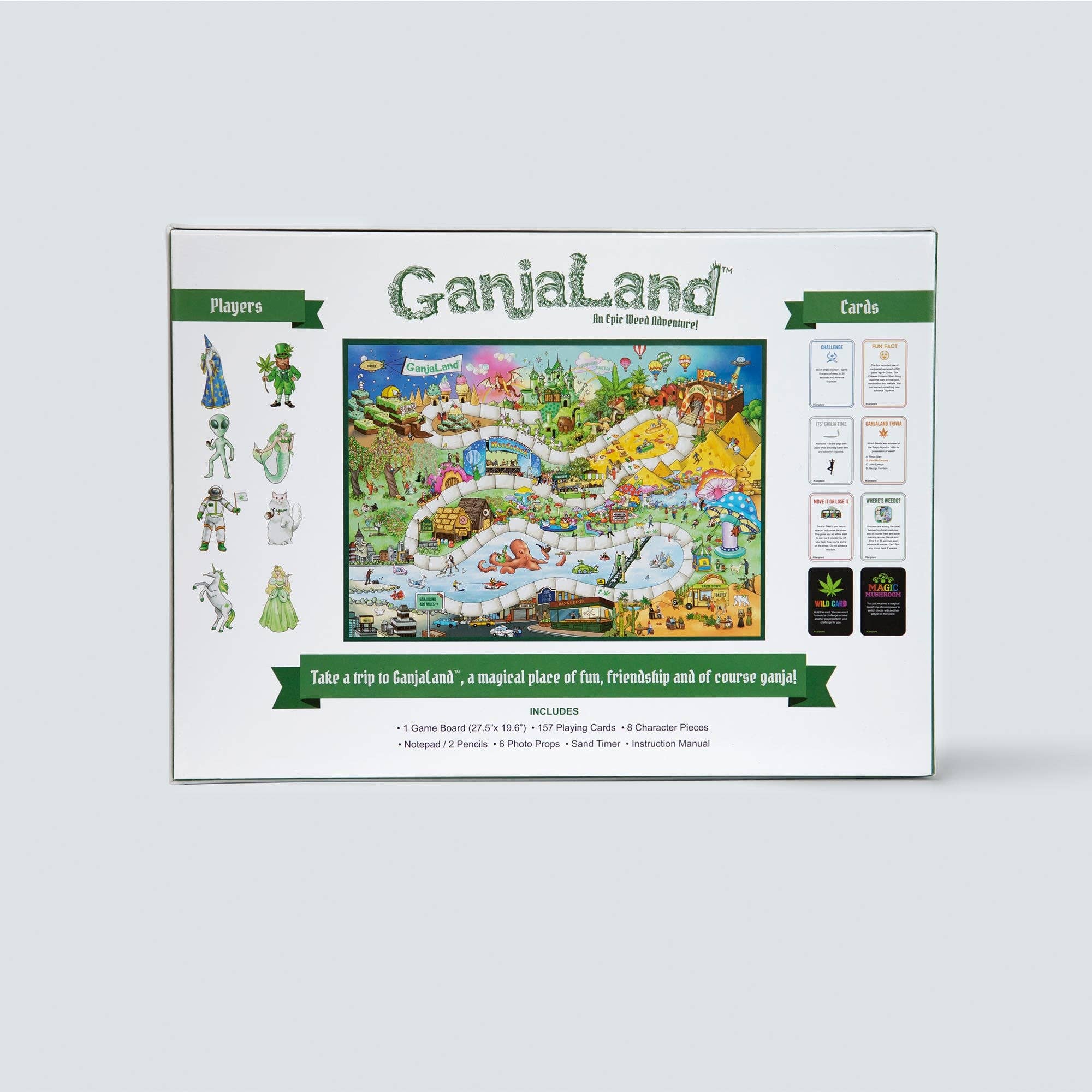 Ganjaland - Epic Weed Adventure Board Game for Adults