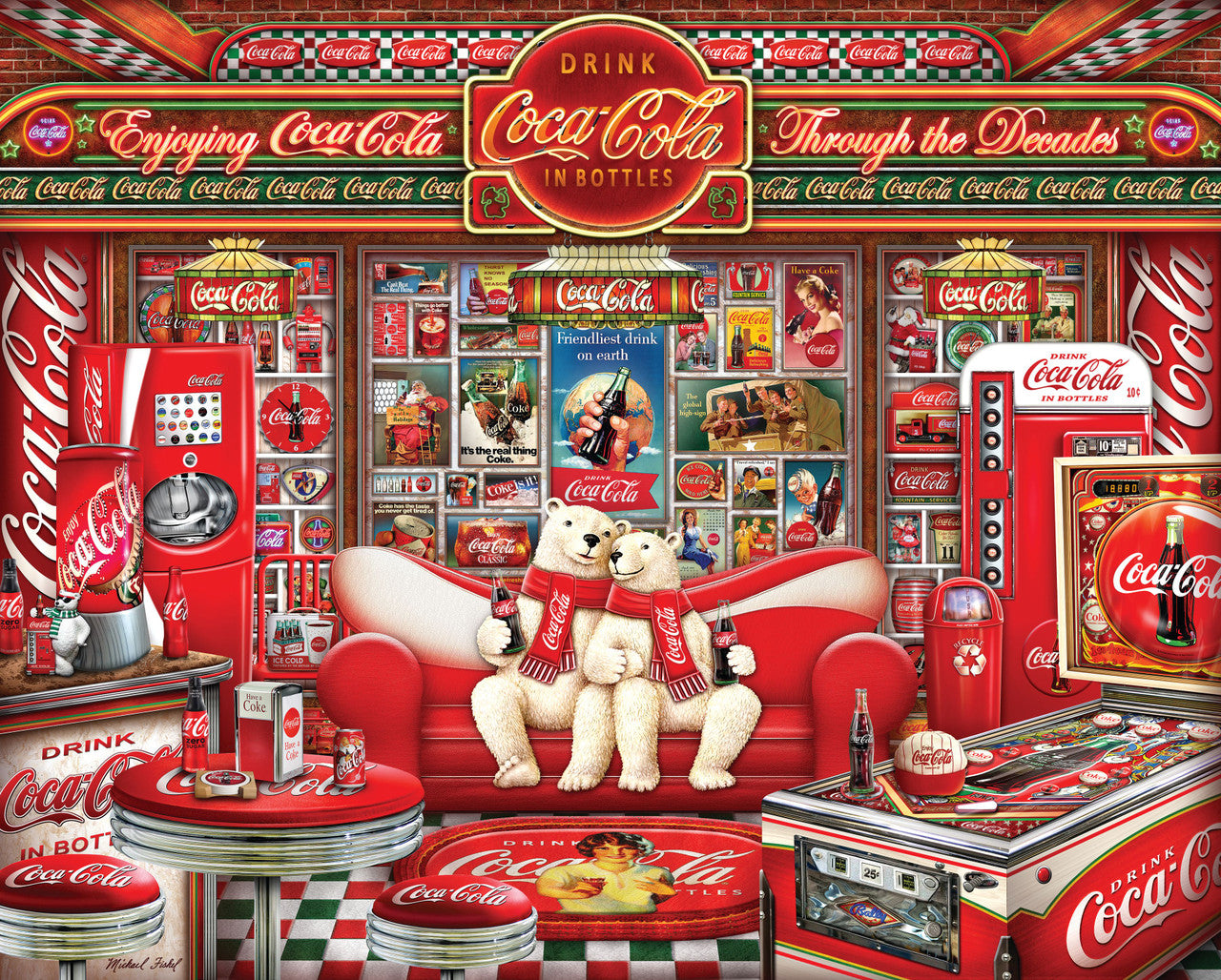 Coca Cola Decades Of Tradition Puzzle