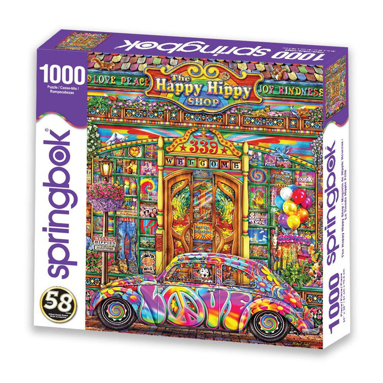 The Happy Hippy Shop Puzzle