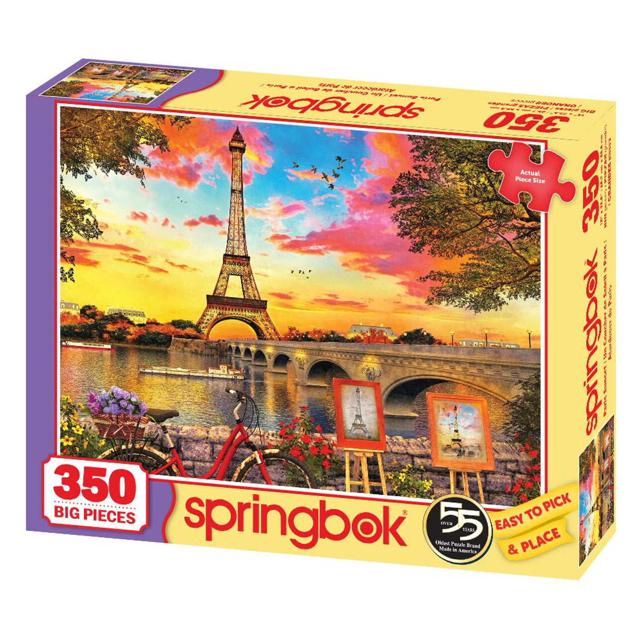 Paris Sunset 350 Piece Jigsaw Puzzle