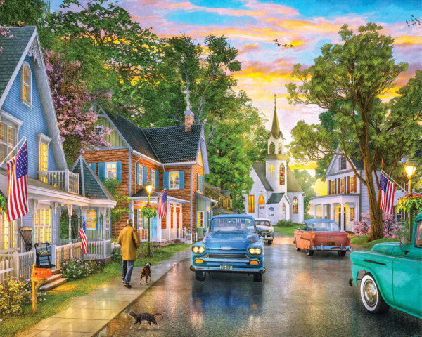 Blissful Borough 350 Piece Jigsaw Puzzle