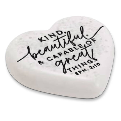 Kind, Beautiful & Capable of...Scripture Stone