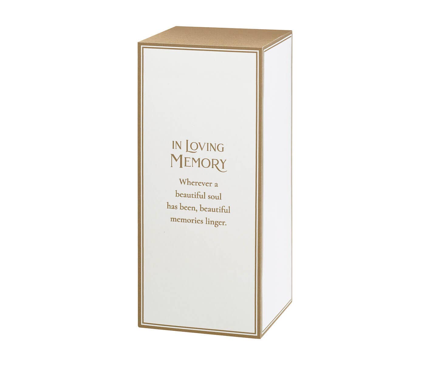 In Loving Memory Glass LED Candle Holder/Sympathy Verse