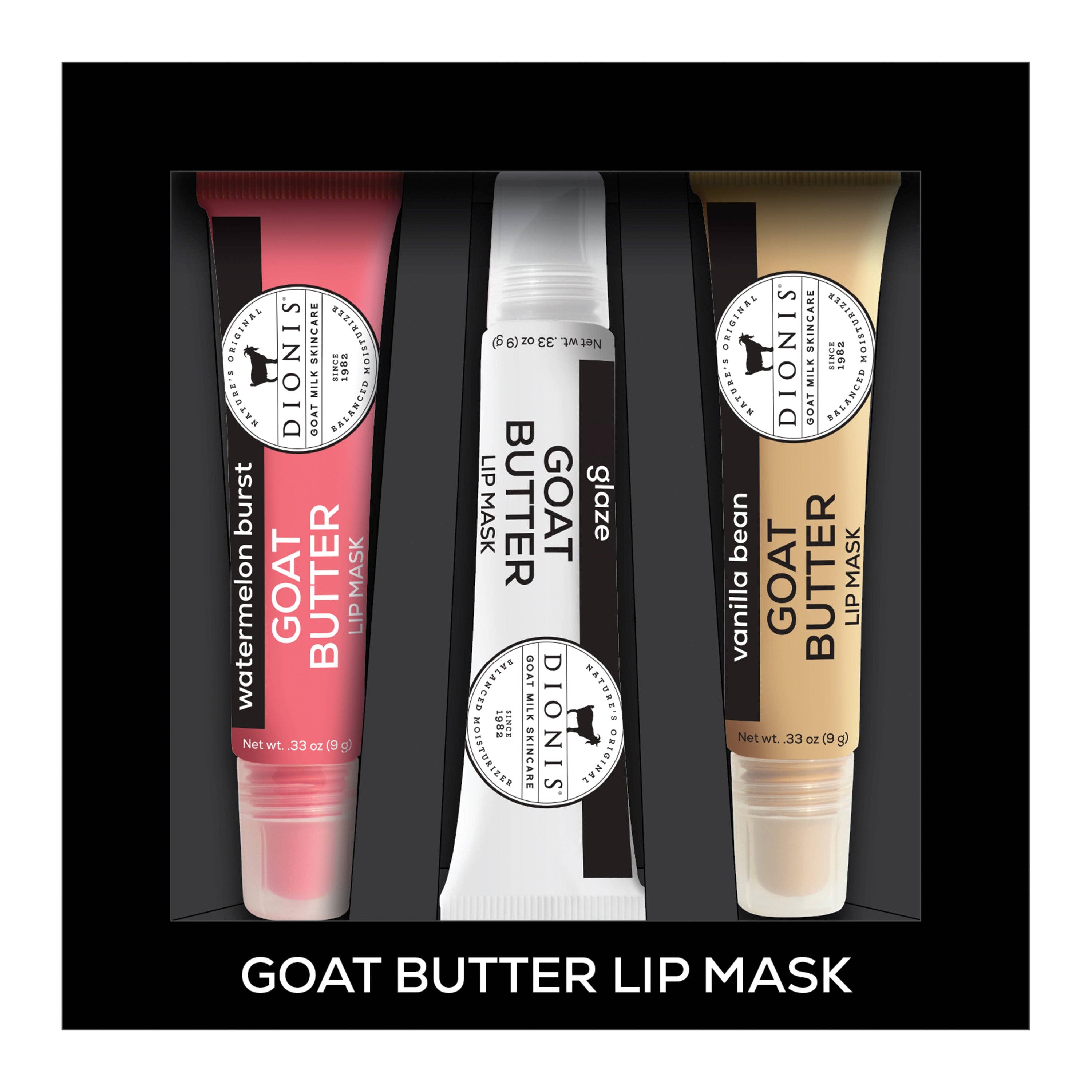 Dionis Goat Milk Skincare - Lip Mask Trio, 3 Piece