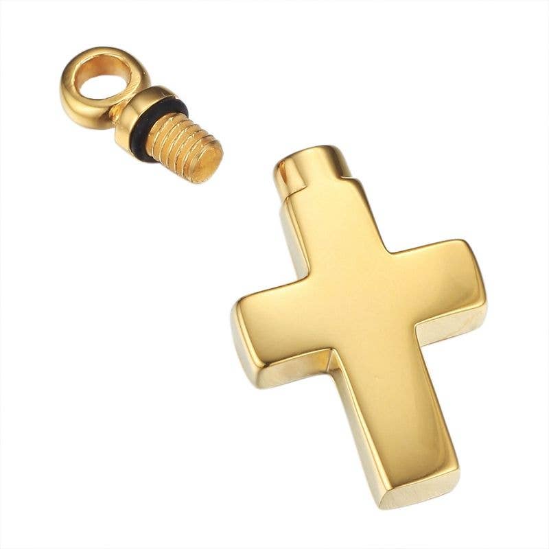 Premium Cross Cremation Urn Ash Holder Urn Necklace