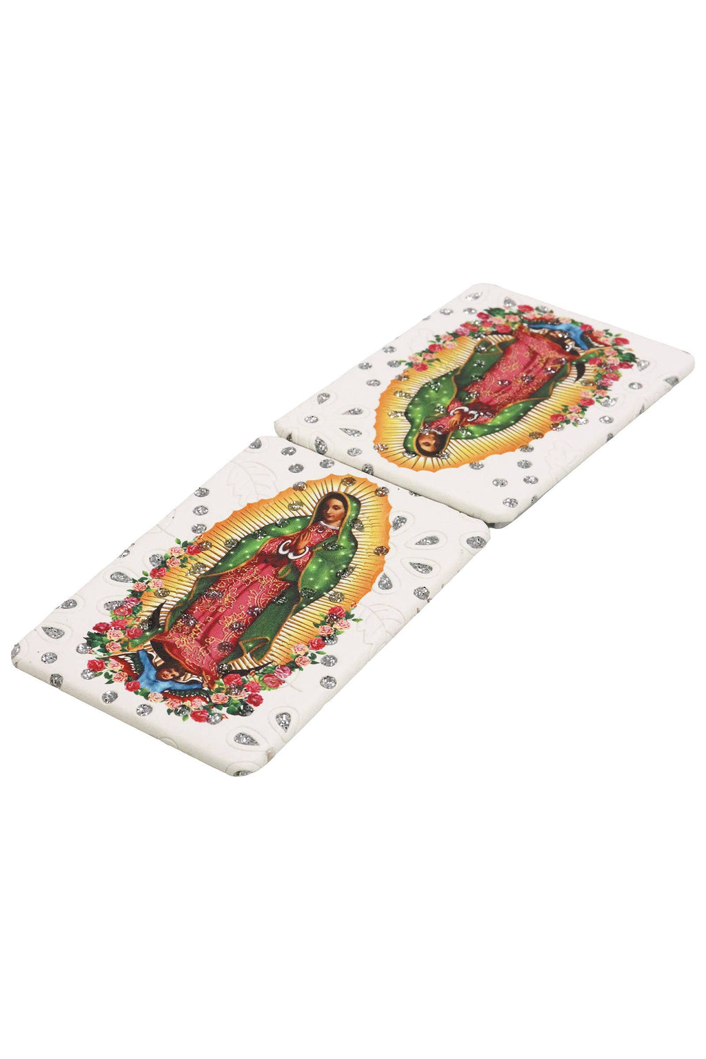 Guadalupe Glitter Compact Makeup Mirror