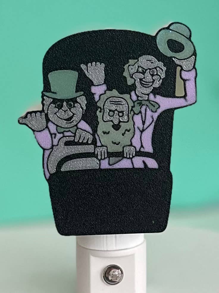Halloween Haunted Mansion Hitchhiking Ghost Night Light