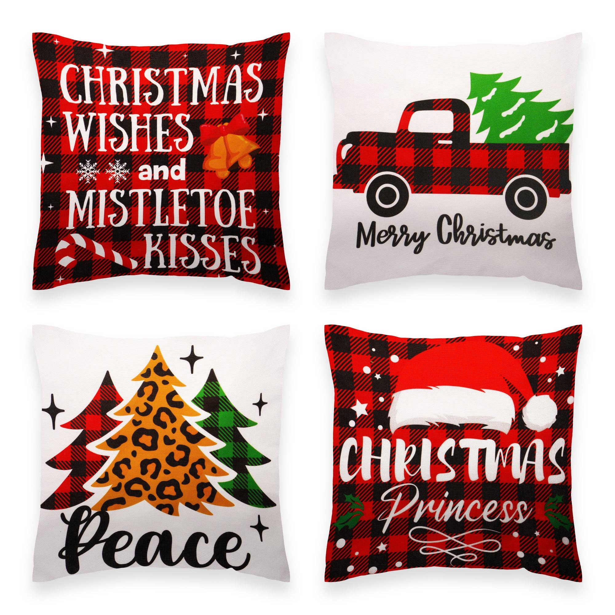 Christmas Decoration Farmhouse Throw Pillows