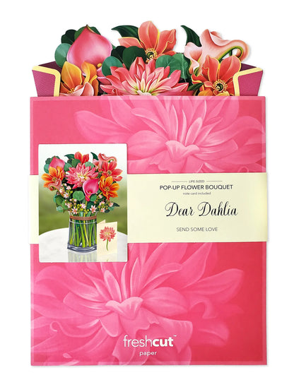 Dear Dahlia FreshCut Paper - Pop Up Flower Bouquet