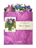 Lilies and Lupines FreshCut Paper - Pop Up Flower Bouquet