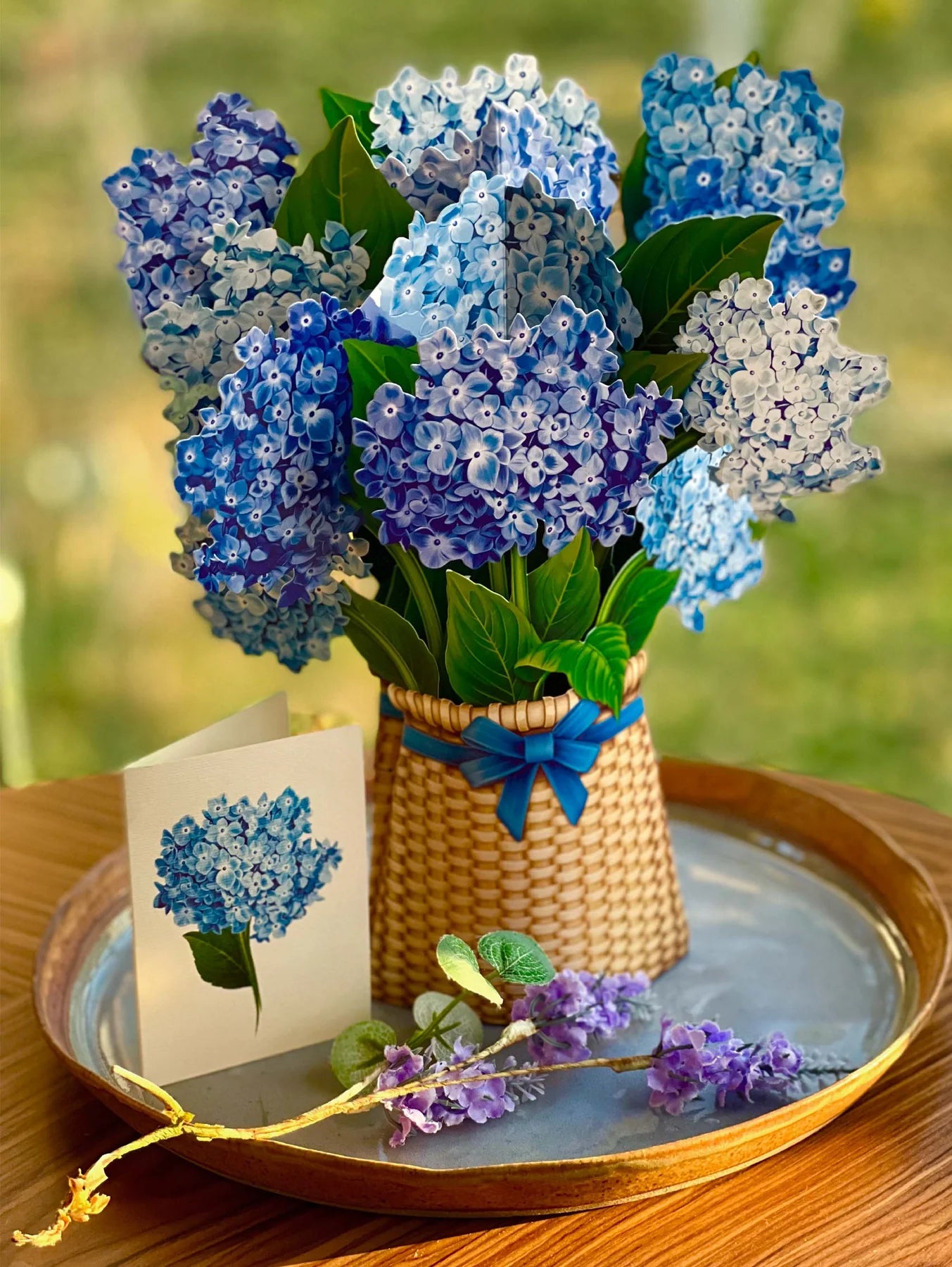 Nantucket Hydrangeas FreshCut Paper - Pop Up Flower Bouquet