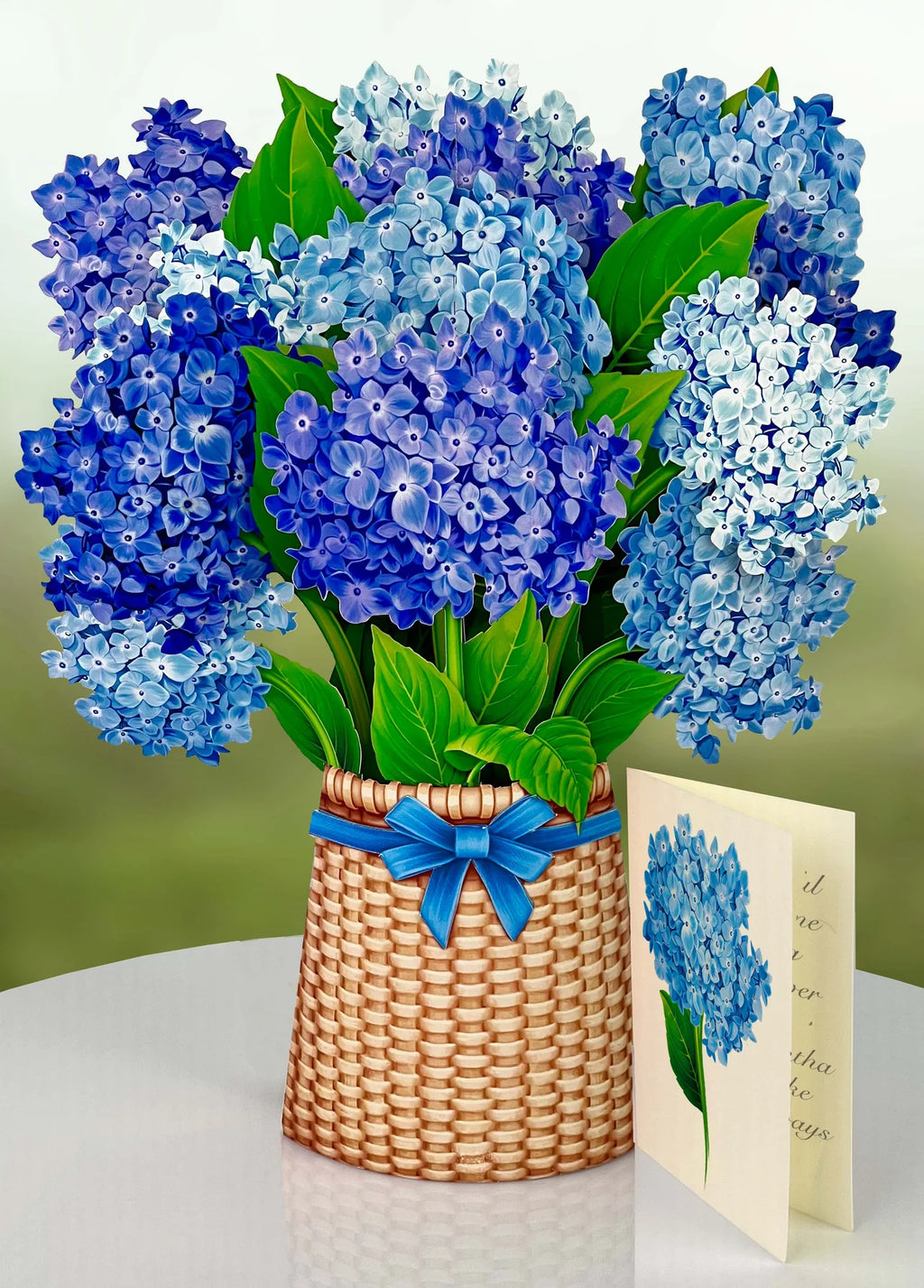 Nantucket Hydrangeas FreshCut Paper - Pop Up Flower Bouquet