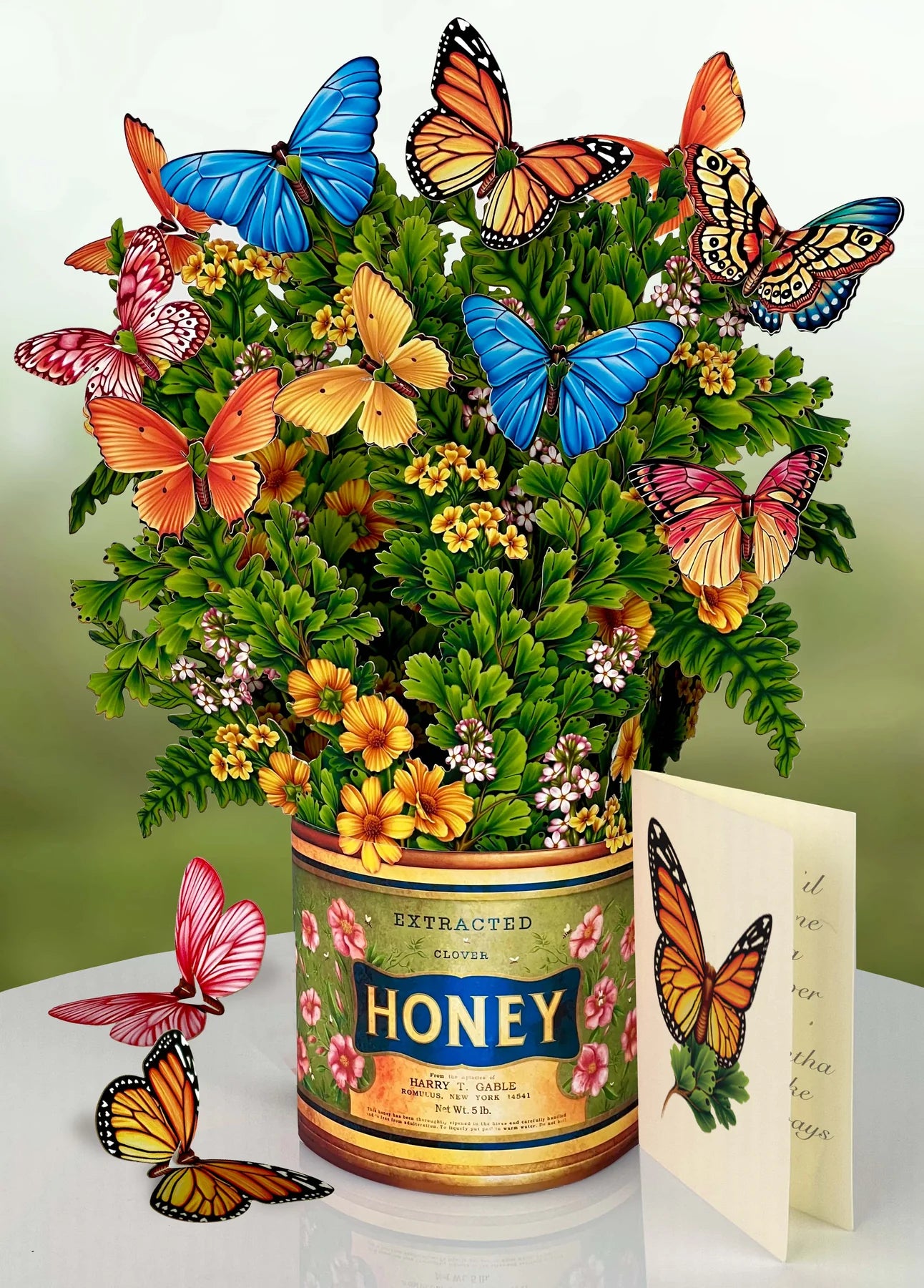 Butterflies and Buttercups FreshCut Paper - Pop Up Flower Bouquet
