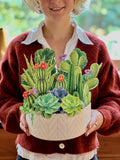 Cactus Garden FreshCut Paper - Pop Up Houseplant