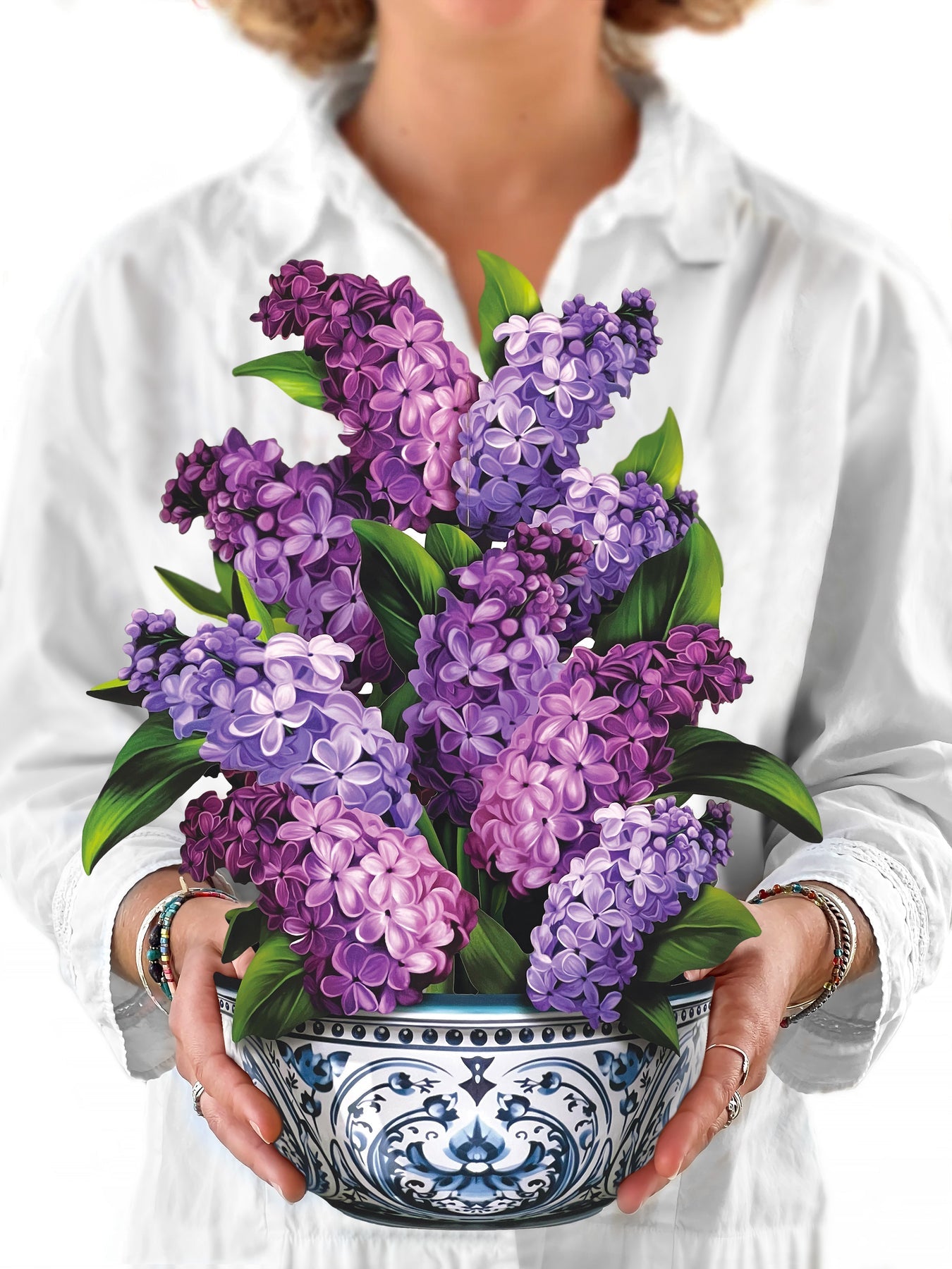 Garden Lilacs FreshCut Paper - Pop Up Flower Bouquet