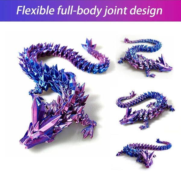 Dragon and Egg Set Purple and Blue