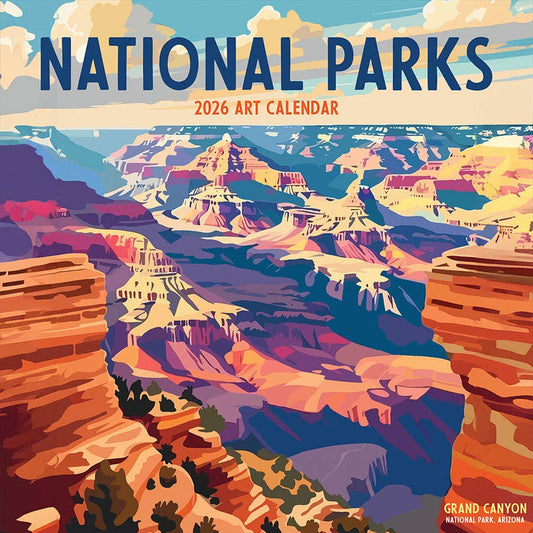 2026 National Parks-Art Wall Calendar
