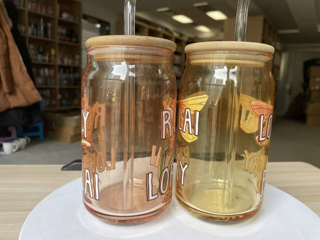 Gilmore Girls Rory Lorelai Script 2pk 16oz Glass Tumbler
