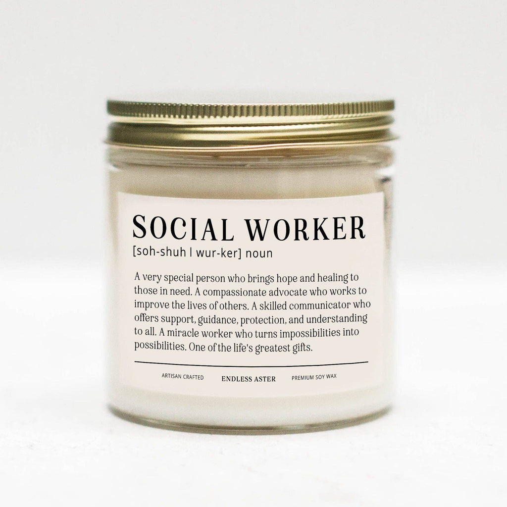 Social Worker Candle