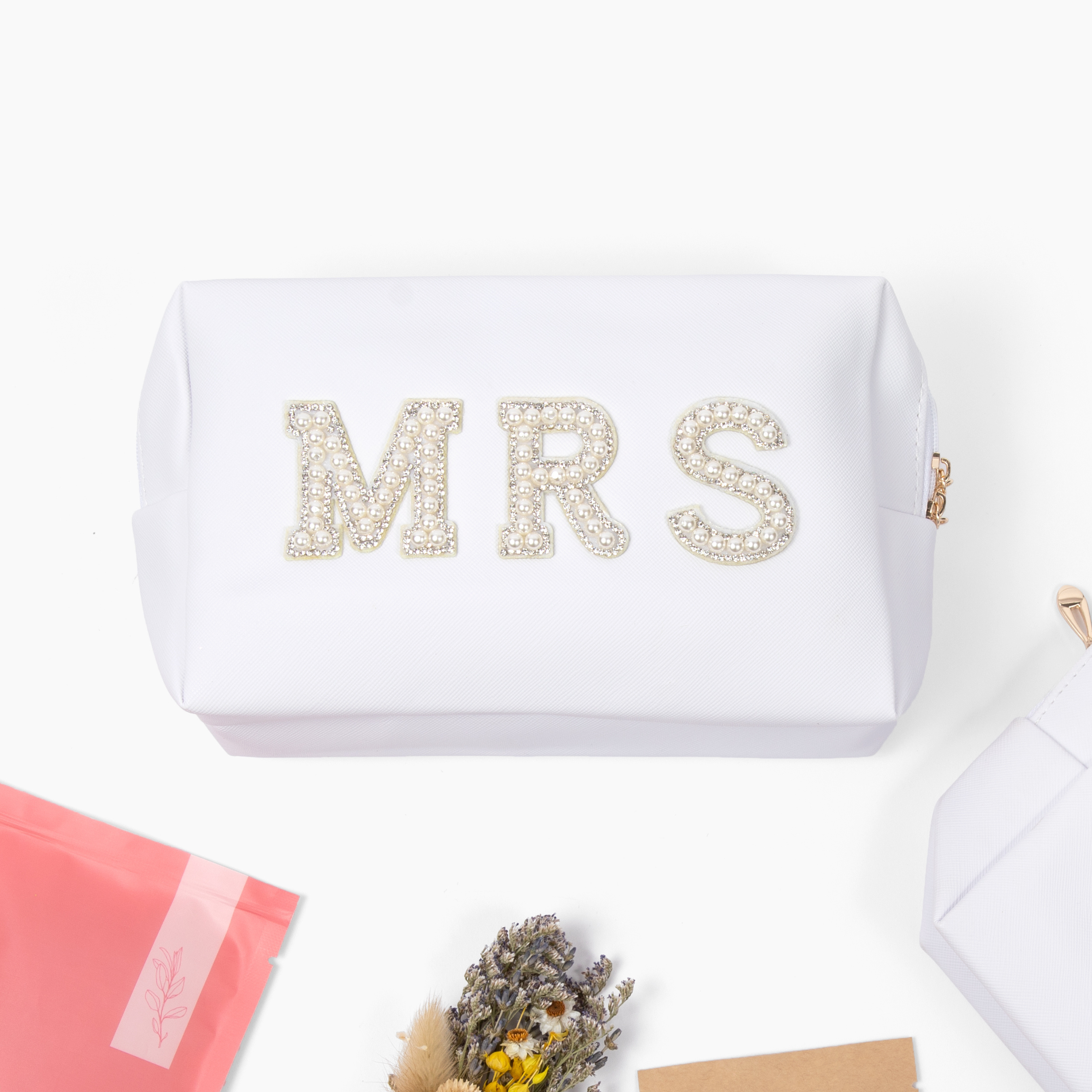 Mrs. Bridal Beauty Cosmetics Pouch