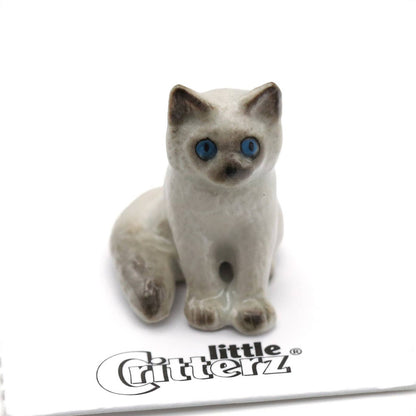 Samantha Ragdoll Kitten Porcelain Miniature Figurine