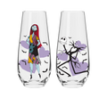Nightmare Before Christmas 2pc Stemless Glass Set