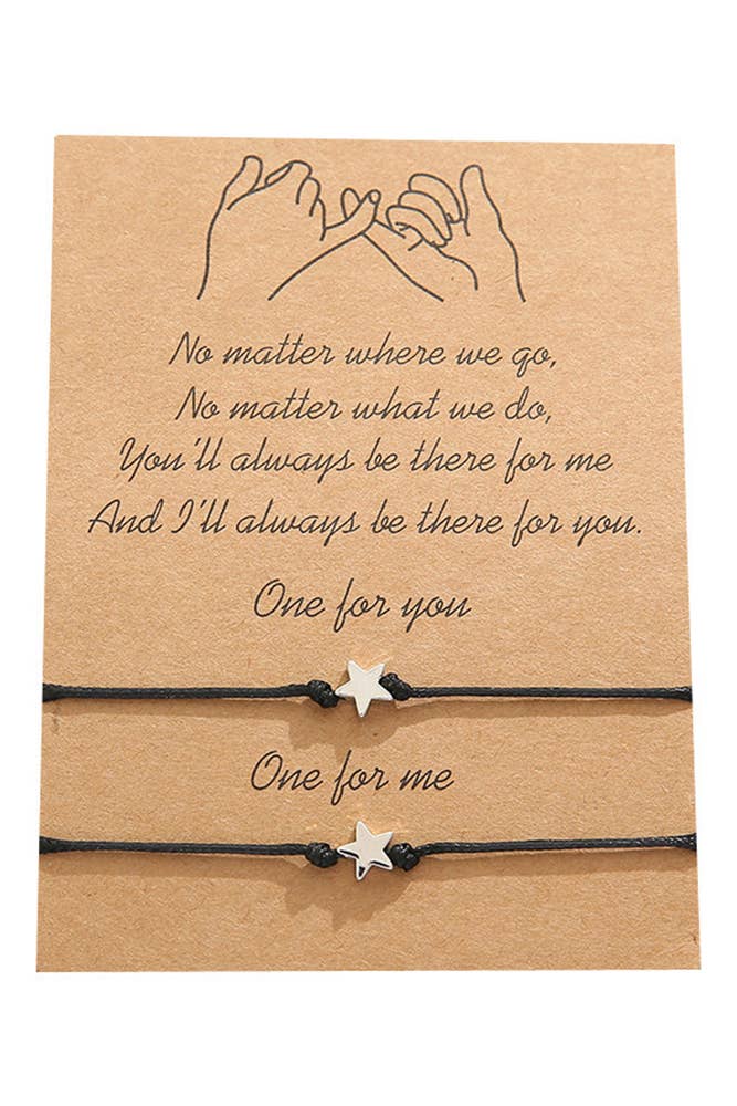 Couple Star Design Bracelets