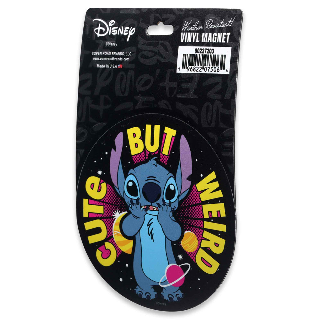 Disney Stitch Cute But Weird Vinyl Magnet
