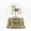 Glitter Globe "Carousel Horse" Musical