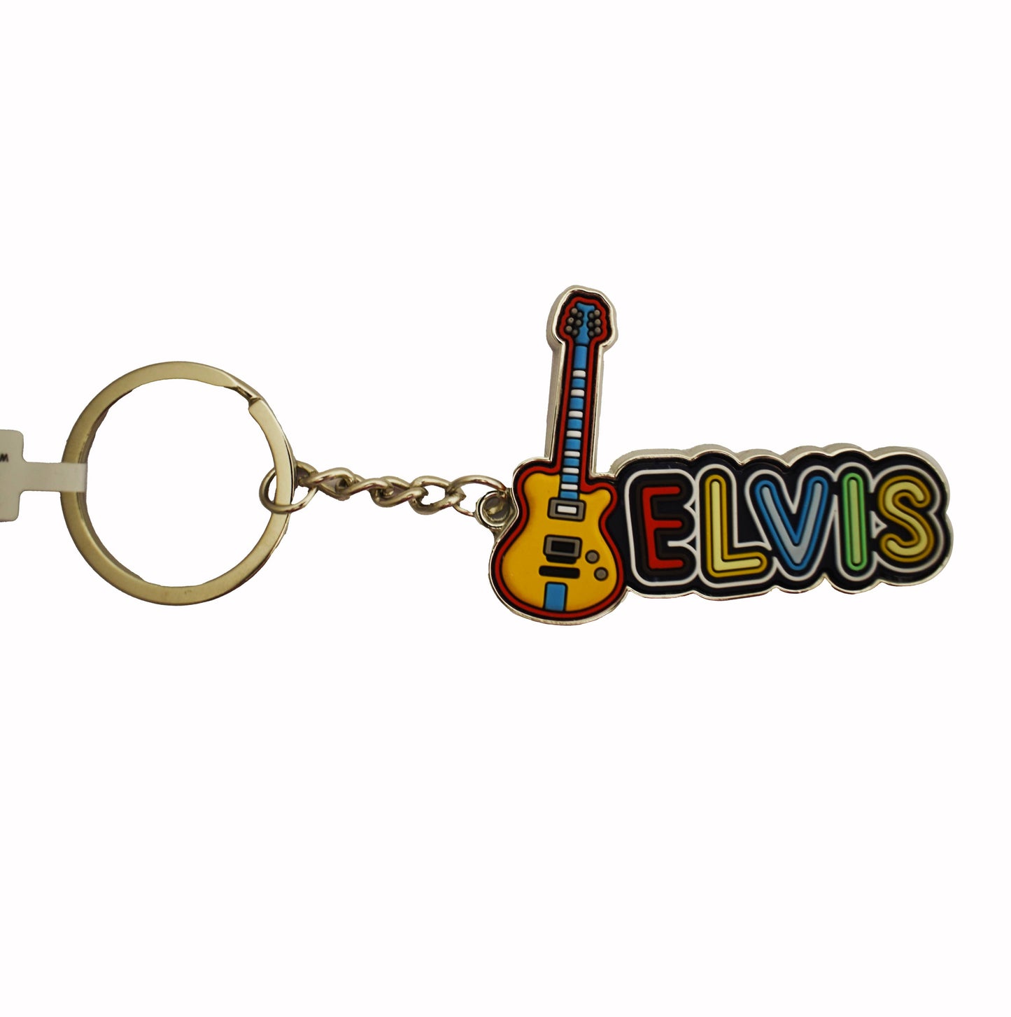 Elvis Key Chain Guitar Lettering