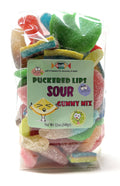 Puckered Lips Sour Gummi Mix 12oz bag