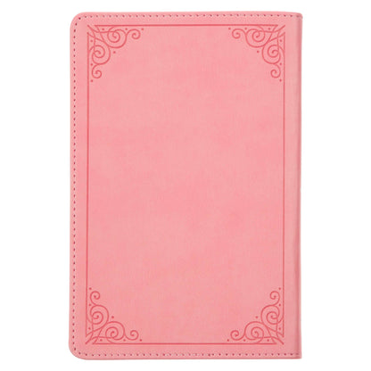 Look Up, Girl! Pink Faux Leather Devotional