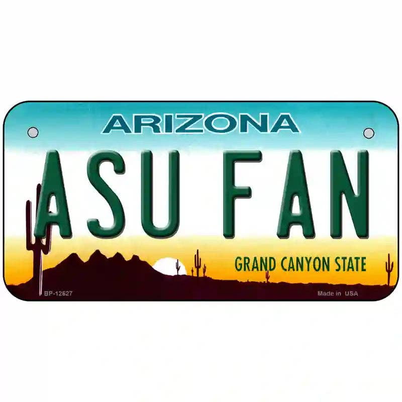 Arizona State Fan Novelty Metal License Plate