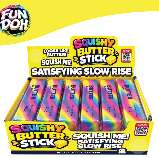 Fun Doh Rainbow Butter Slow Rise Squishy