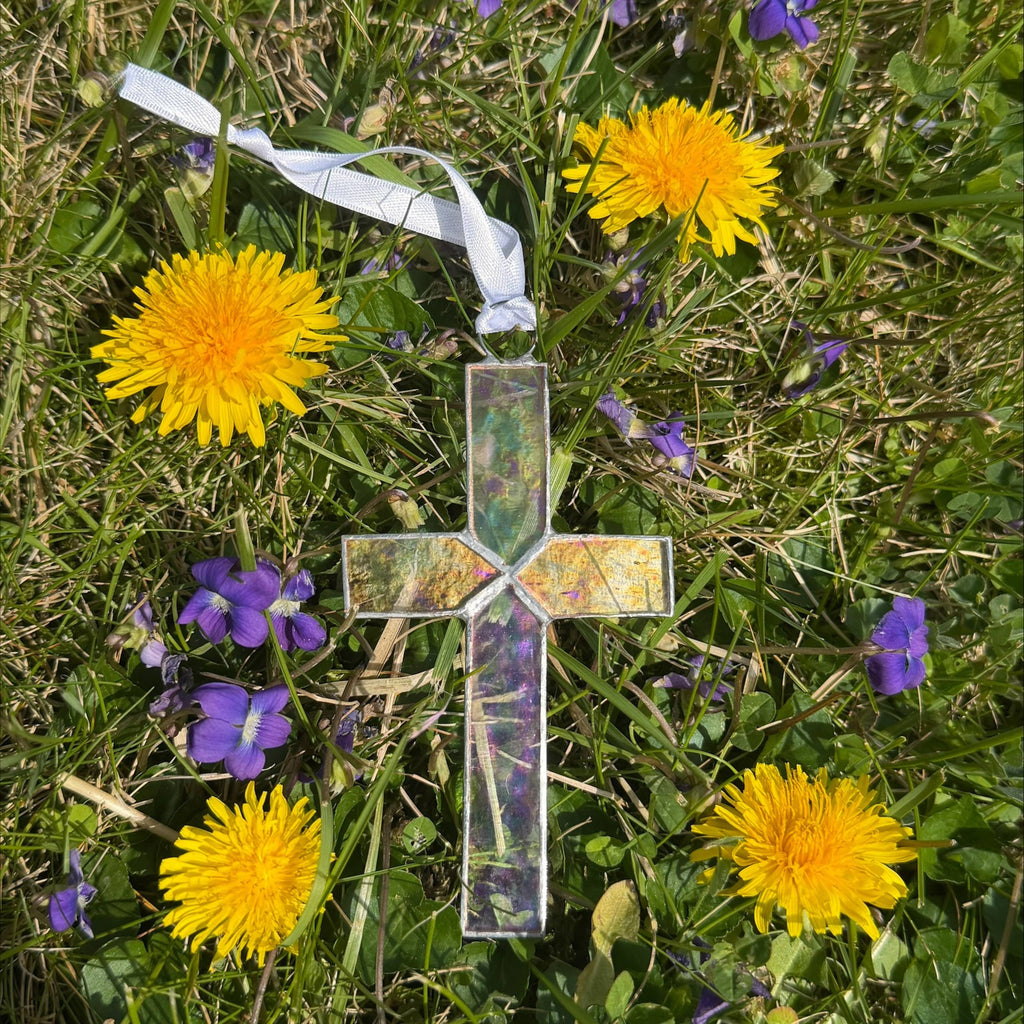 Baby Baptism Cross Keepsake Frame Shadow Box