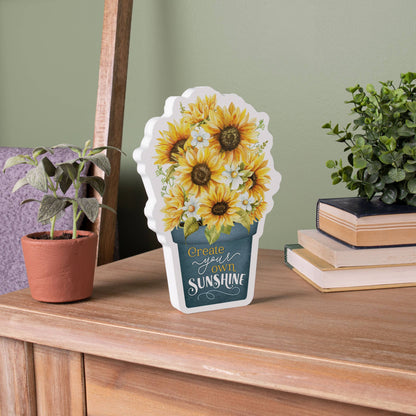 Create Your Own Sunshine Flower Pot Shape Décor