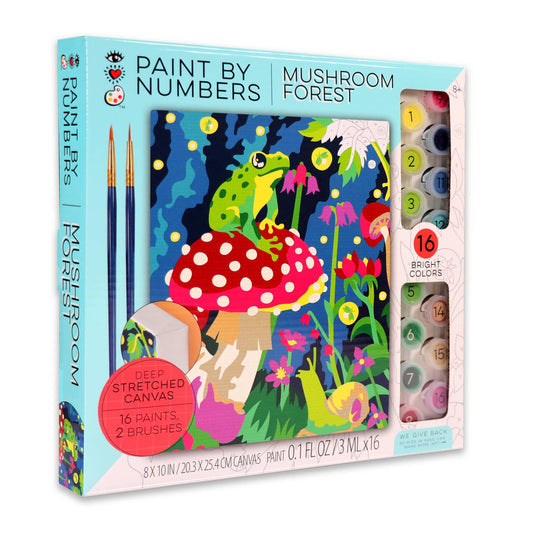 Paint By Numbers Mushroom Forest