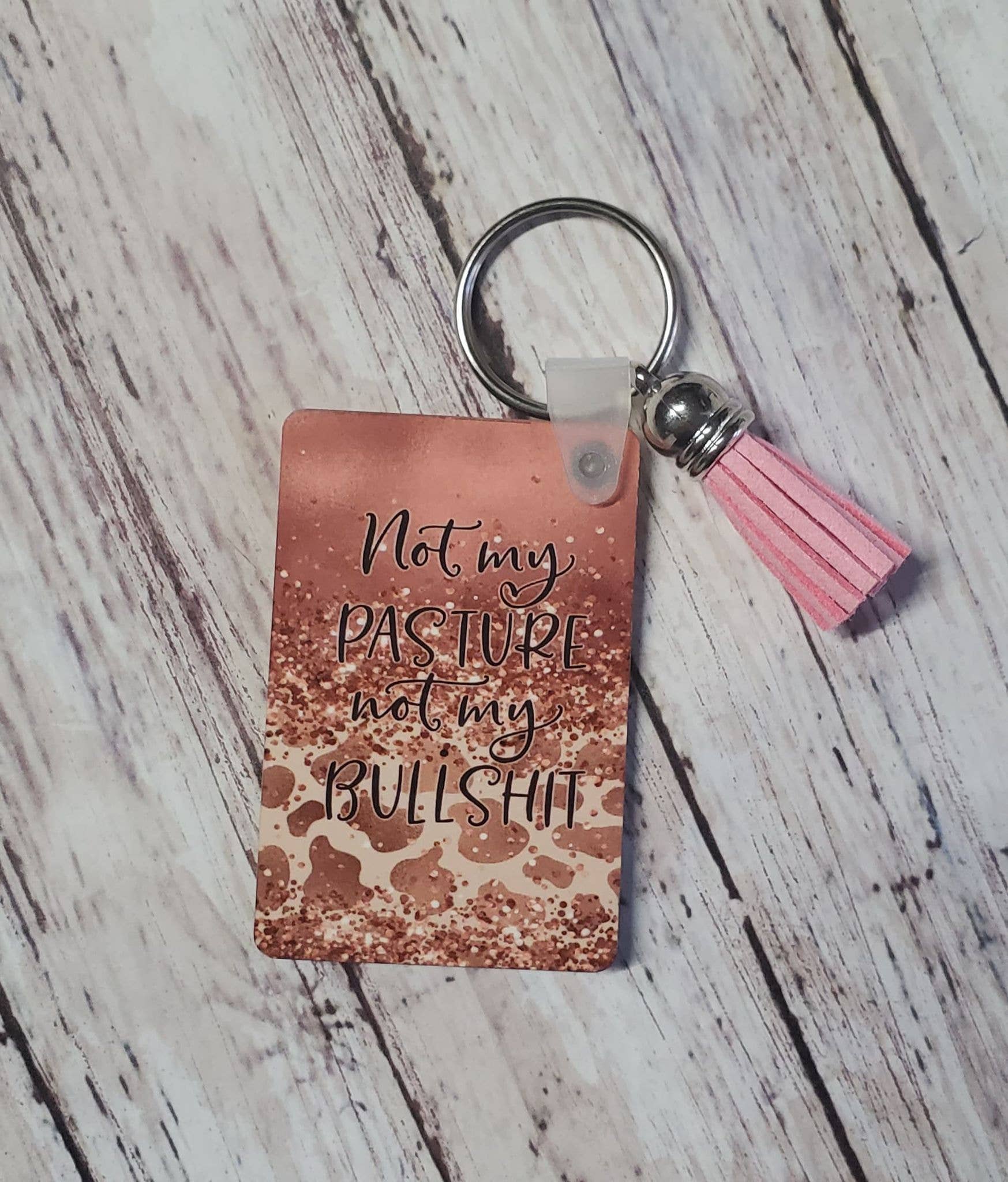 Cow Keychain, Not Today Heifer