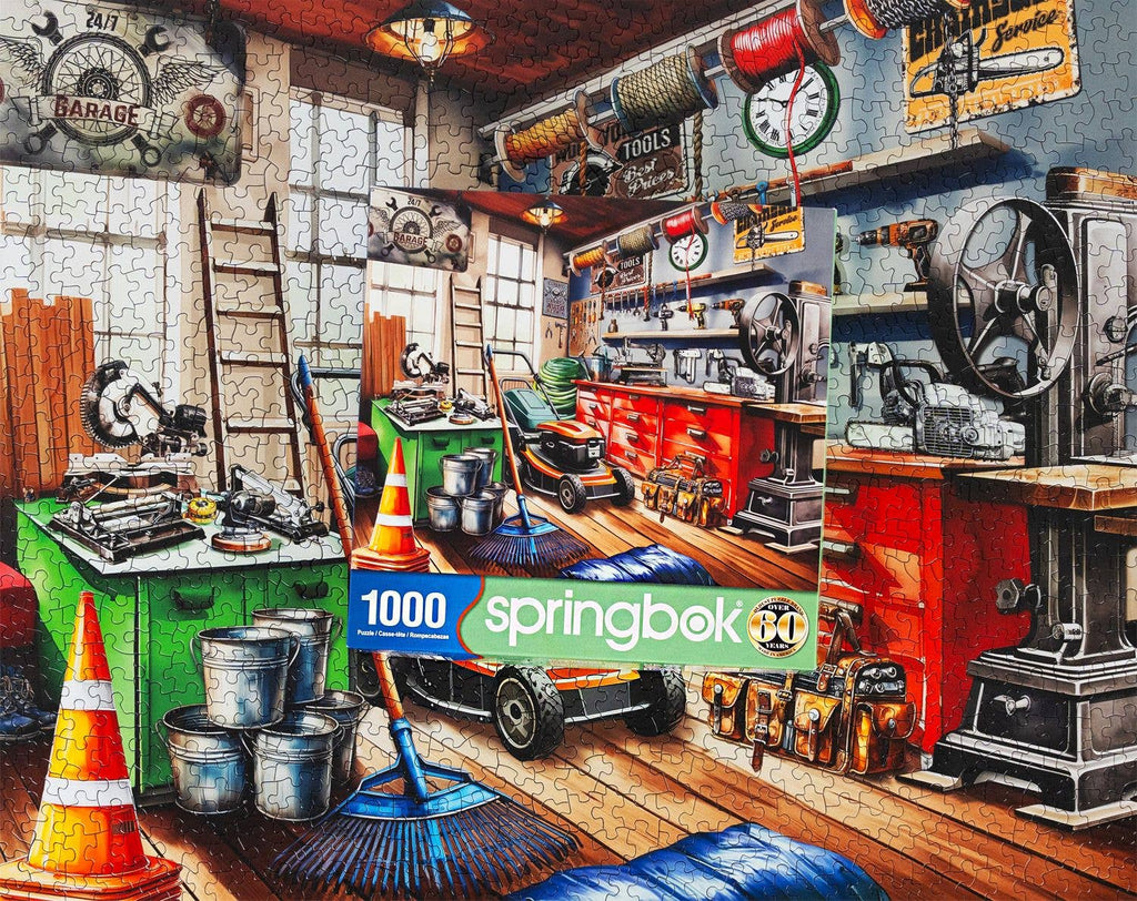 Tool Man's Garage 1000 Piece Jigsaw Puzzle