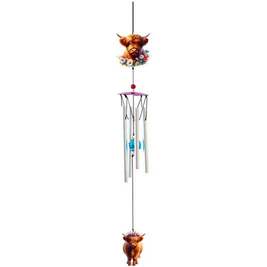 Highland Cow Wind Chime