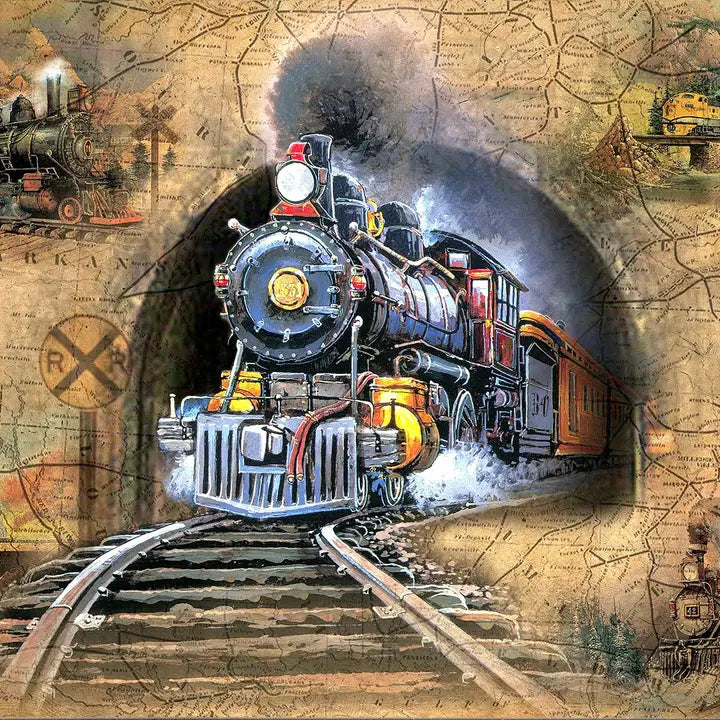 Full Speed Ahead Train Puzzle