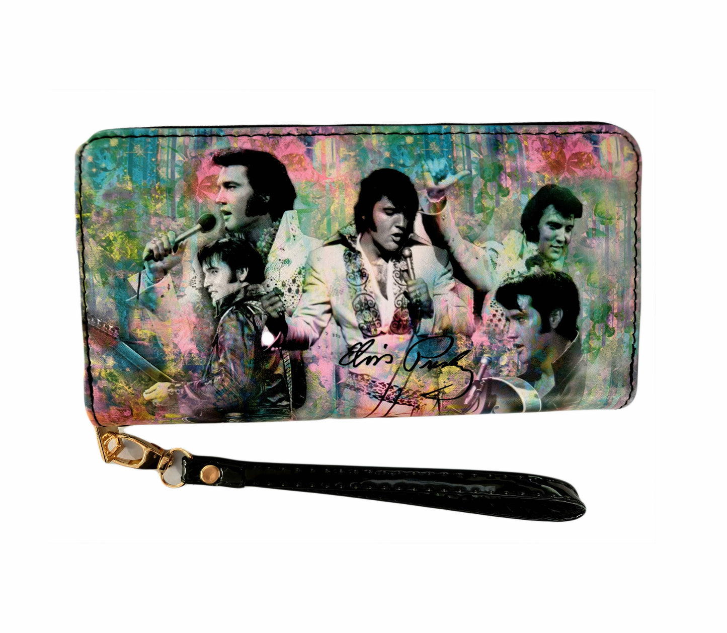 Elvis Color Collage Wallet