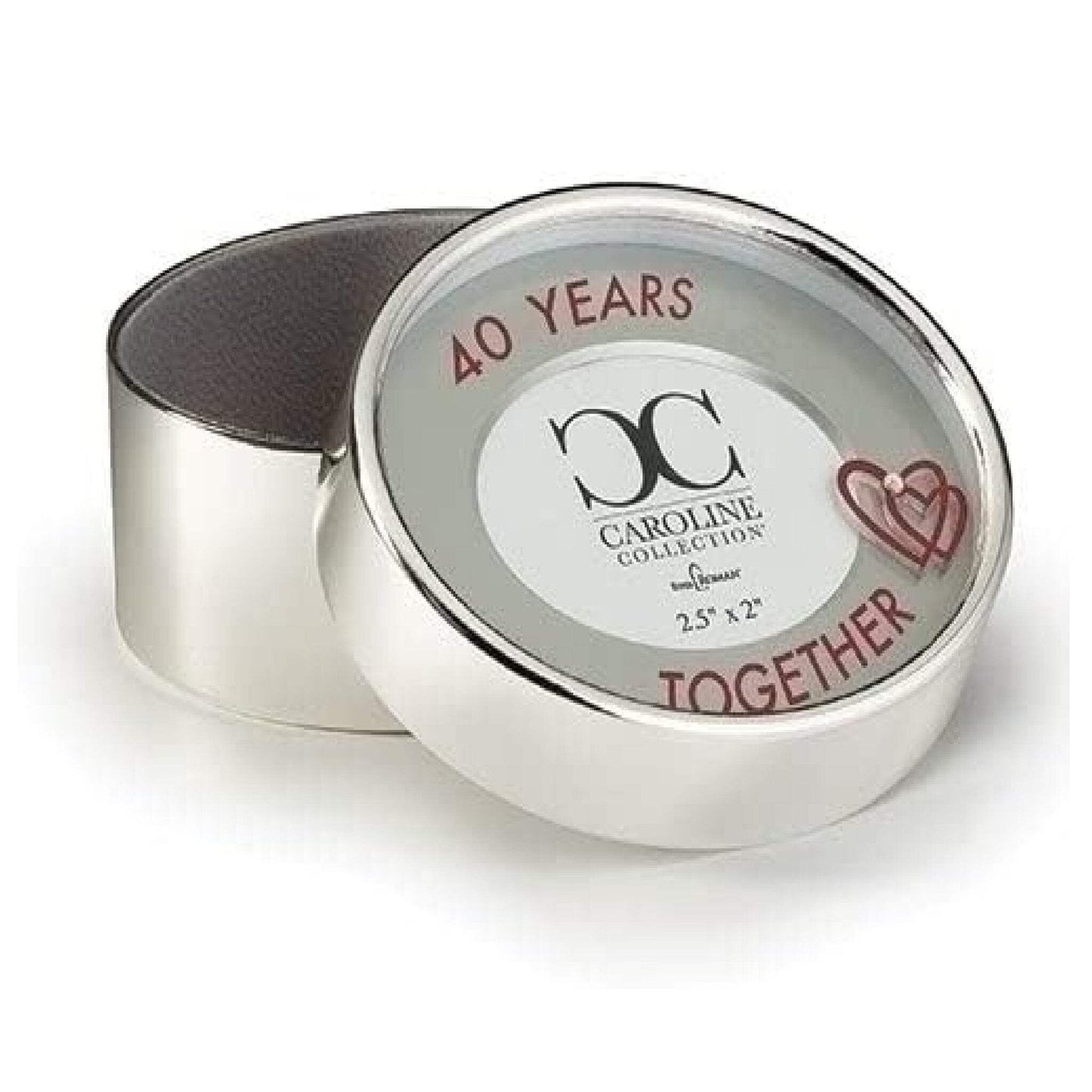 40 Years Together Photo Keepsake Box