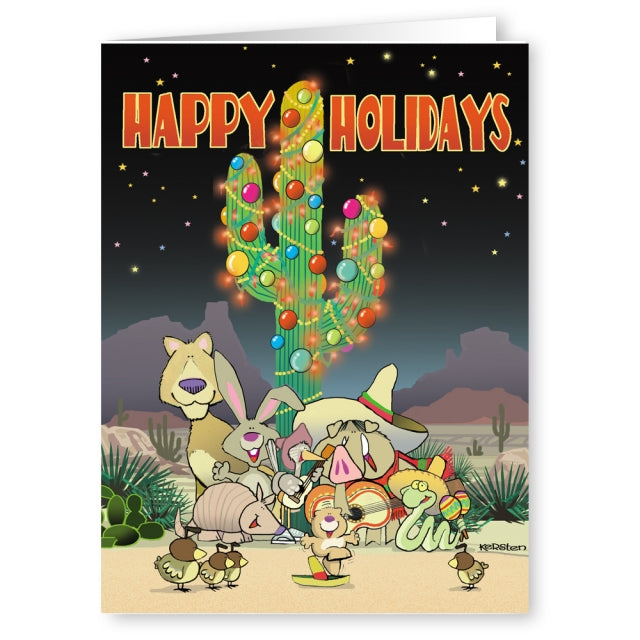 Happy Holidays Desert Dwellers Boxed Christmas Cards