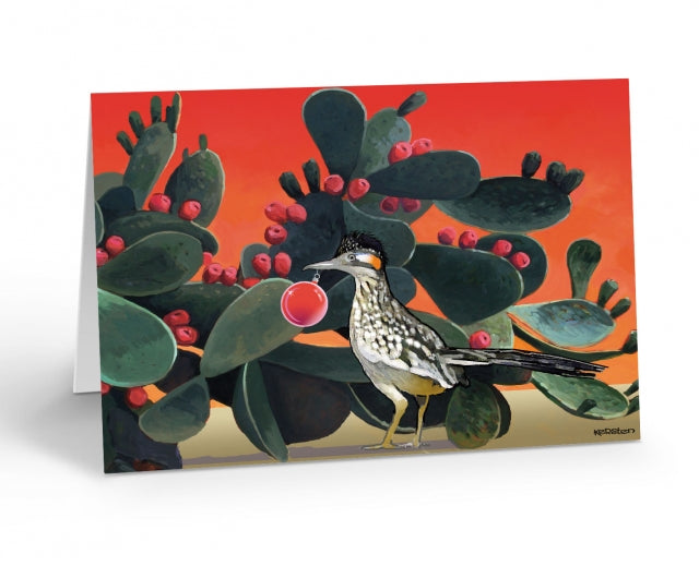 Prickly Pear Roadrunner Boxed Christmas Cards