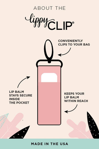 Muted Hearts LippyClip® Lip Balm Holder for Chapstick
